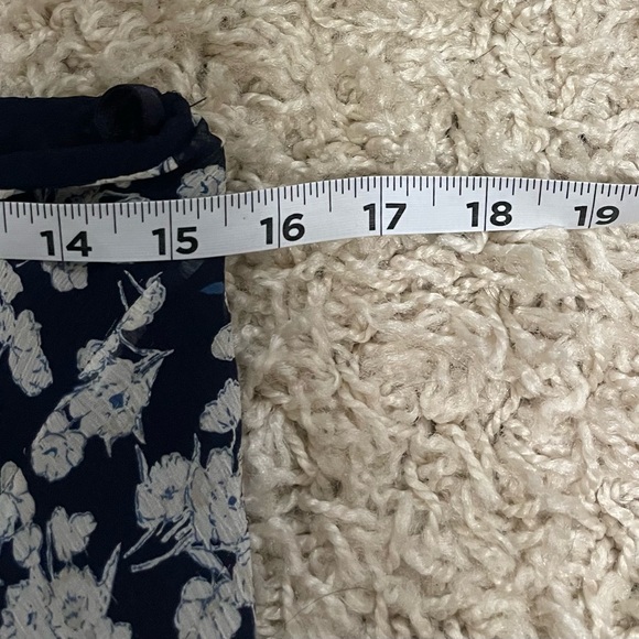 Ralph Lauren Navy and White Strapless Dress - Picture 5 of 5